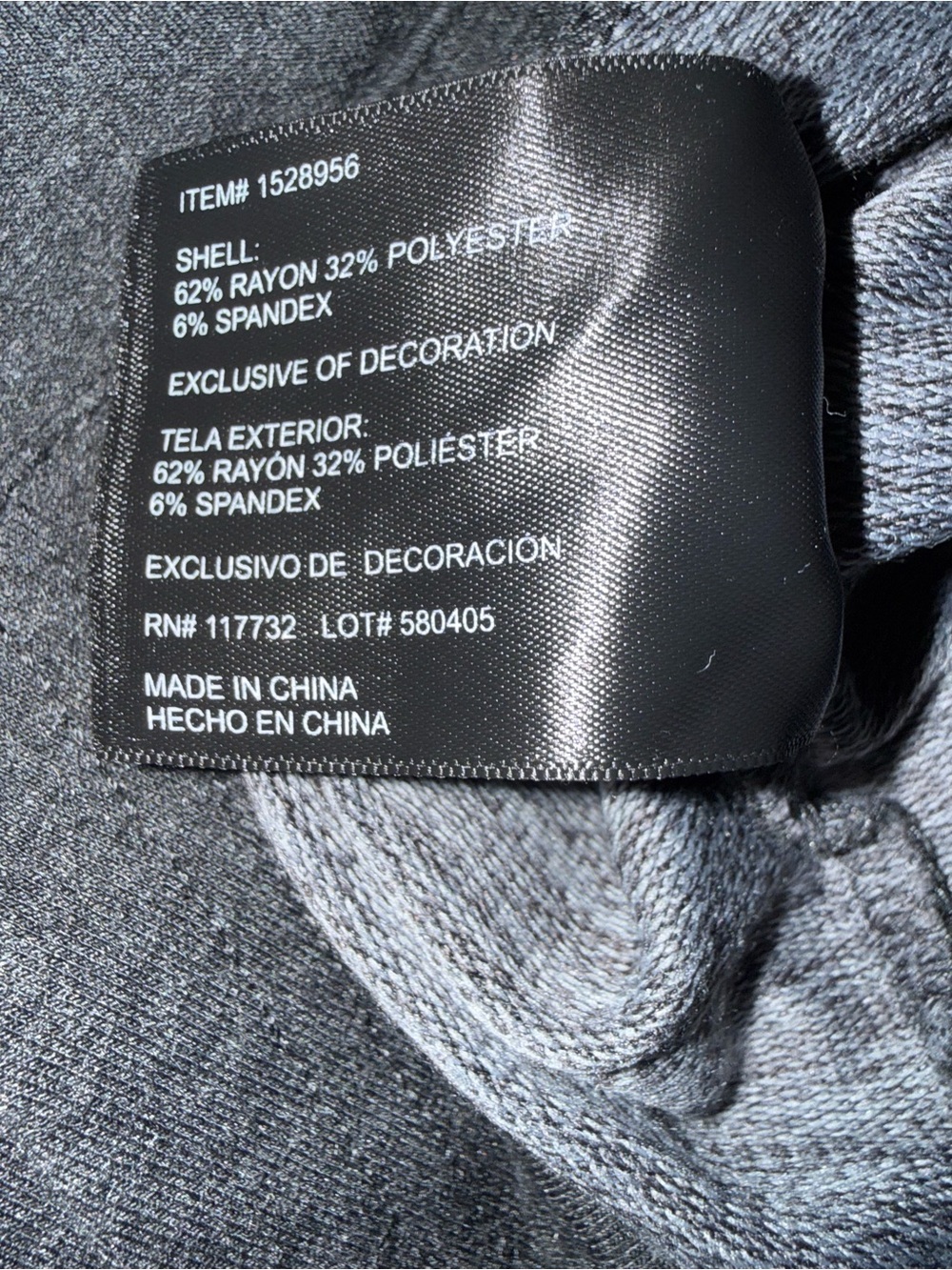 Gerry Weber Dark Charcoal Drawstring Hoodie - Picture 9 of 9